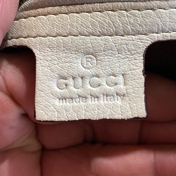 GUCCI CAPRI WHITE HOBO LEATHER BAG - Picture 7 of 8